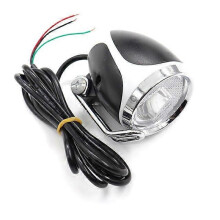 12-80V E-Bike-Frontlampe mit Hupe für Elektroroller und E-Bikes, LED-Scheinwerfer, Fahrradzubehör