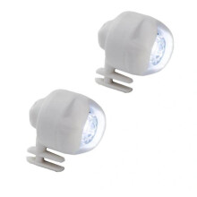 2 Stück LED-Leuchten für Crocs-Schuhe, IPX5 wasserdicht, Stirnlampen zum Wandern, für Erwachsene und Kinder, Dekoration, lustige Schuhe [DB]