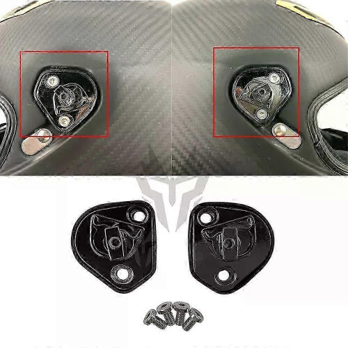 Plaque de base de pivot pour casque de moto avec vis - Accessoire de remplacement pour casques de course 1