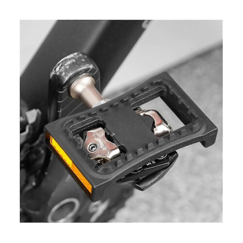 Bicycle Pedal Mountain Lock Conversion Pad Nylon Reflector Flat Adapter Self Locking Pedal Flat Pedal Riding