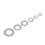 300 τεμάχια εξωτερική ροδέλα αστεροειδούς κλειδαριάς δοντιών M2.5 M3 M4 M5 M6 M8 304 από 3