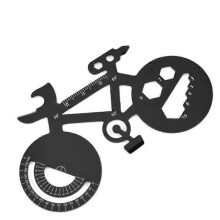 2er-Pack taktische Multitools: Fahrradkartenetui und Brieftaschen-Multitoolkarte, 7-in-1-EDC-Zombie-Überlebensset