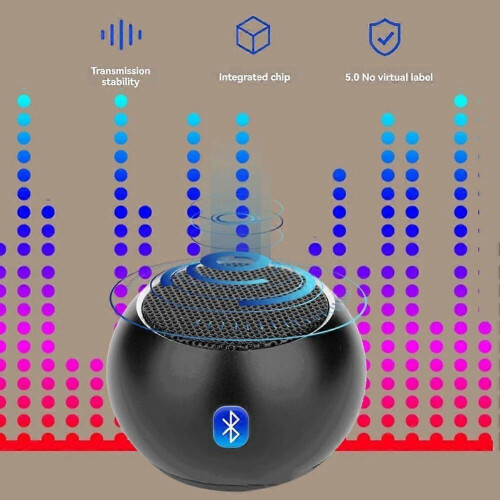 Mini Wireless Bluetooth Speaker, Portable CardInsertable Bluetooth Speaker, Compact Outdoor Bluetooth Speaker 2