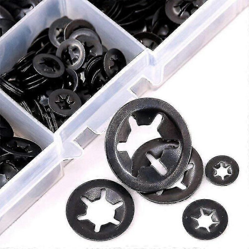 340 Piece Internal Tooth Star Lock Washer Locking Kit Quick Lock 2
