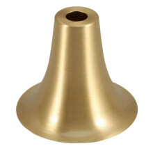 Vintage Lampenfassung E27, Messing, spitz zulaufend, goldene Form, dekorativ, für Deckenbeleuchtung, 1 Stück