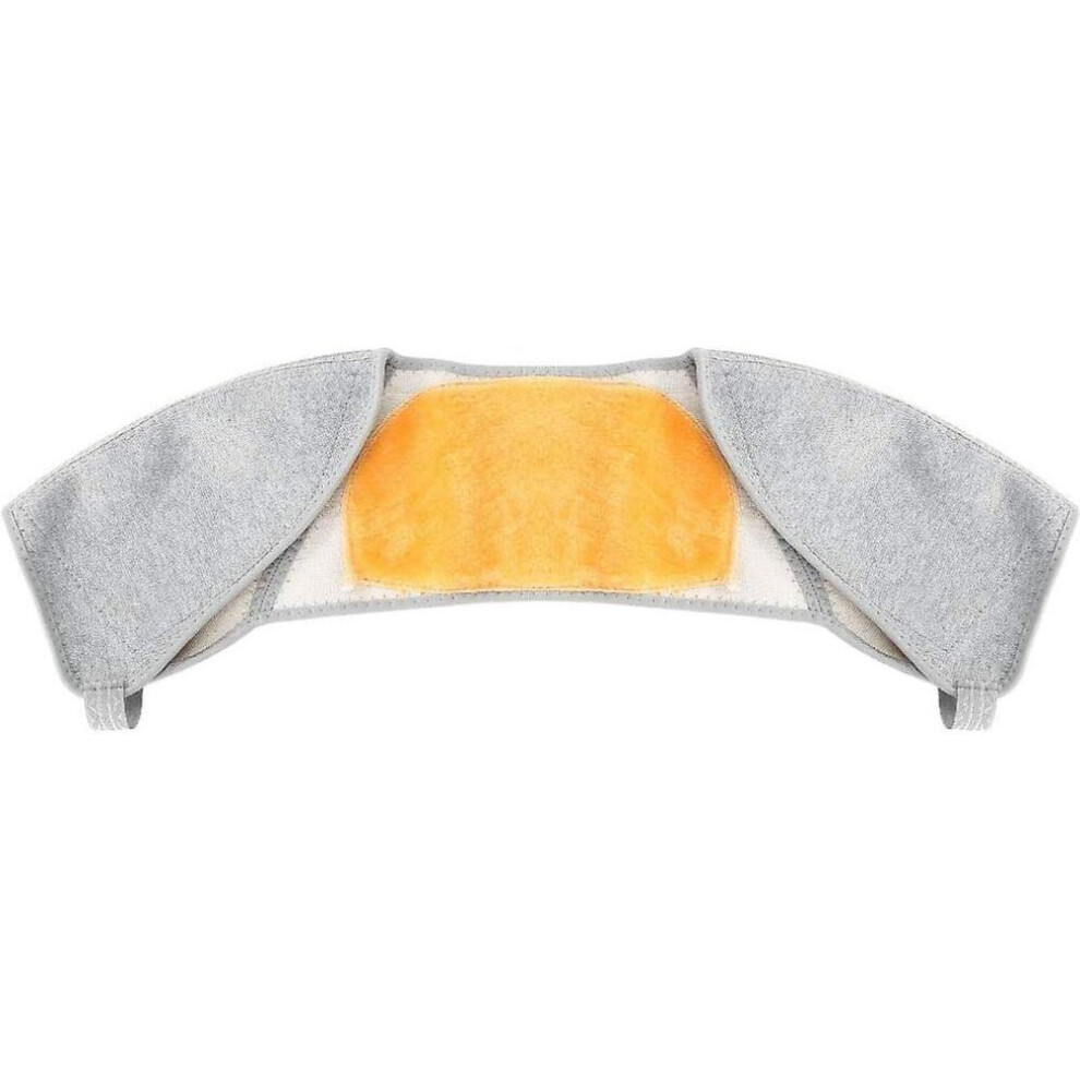 Double Shoulder Support, Fleece Shoulder Warmer For Women Men, Warm Shoulder Wrap Pain Relief Protective Brace(l)