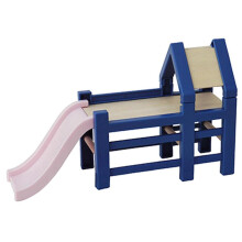 Μίνι Κουκλόσπιτα Τσουλήθρα Παιδικό Υπαίθριος Κήπος Παιχνίδι Προσποίησης Έπιπλα