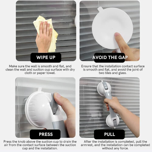 stuks toiletstang met zuignap, handgreep en armleuning 2