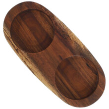 Pfeffertablett-Untersetzer aus Holz für sicheres Aufbewahren von Pfeffermühlen, 3-teiliges Set