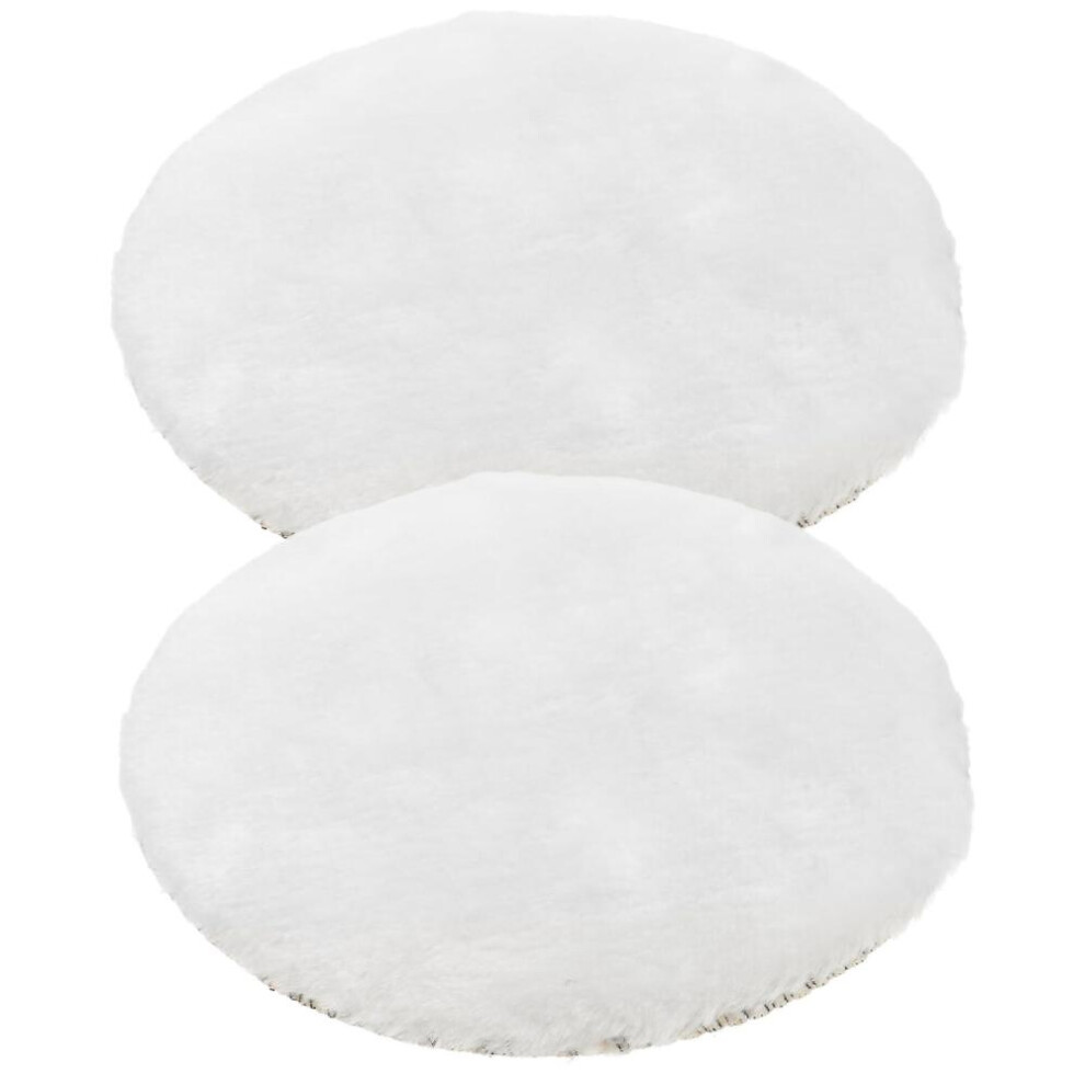 Polishing Disc Felt Polishing Disc Swab Discs Buffer Pads Polishing Disc White Faux Wool 8472608232244