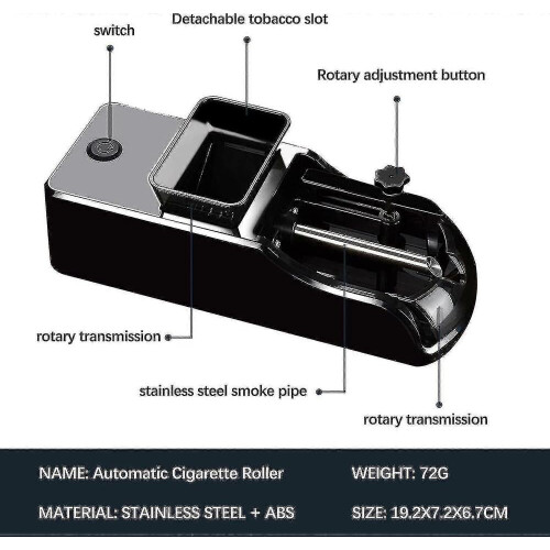 Fully Automatic Upgrade Cigarette Tamping Machine, Fully Automatic Cigarette Tamper, Tamping Machine For Cigarettes, Cigarette Tamper Smokin 2