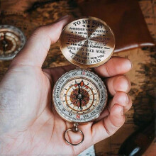 Dad To Son Enjoy The Ride Compass Luminous Compass