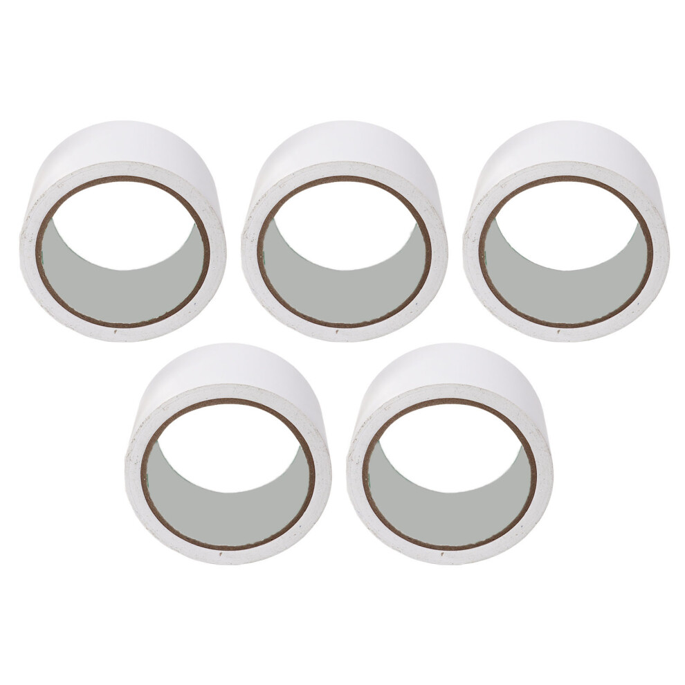5 Pcs White 5Cm Pvc Floor Marking Tape For Court Line Sports 3411381024405