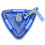Triangular Swimming Pool Vacuum Head, Replaceable Channel-Set with Polypropylene Brushes Integrated Brush Bristles with Perimeter Vinyl Bumper for 4