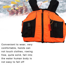 Chaleco salvavidas con flotabilidad, superficie impermeable y transpirable que te mantiene seco, mientras que las correas ajustables proporcionan un