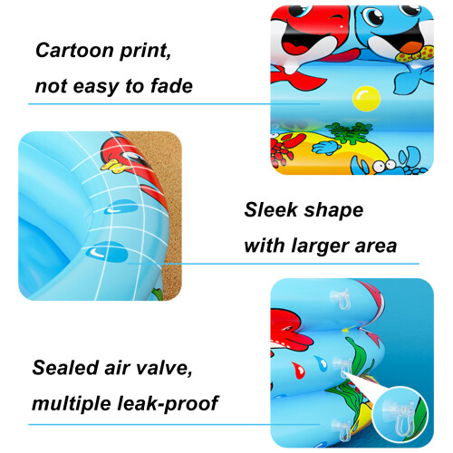 Good Materials Inflatable Baby Swimming Pool with Multi-Purpose Use Functionality, Portable Inflatable Children Pool Featuring Environment-Friendly 1