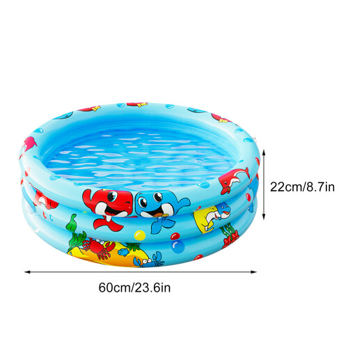 Good Materials Inflatable Baby Swimming Pool with Multi-Purpose Use Functionality, Portable Inflatable Children Pool Featuring Environment-Friendly 2