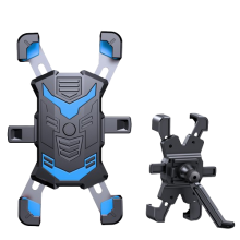 Pronto para a aventura: Suporte para celular para motocicleta, ideal para dispositivos de 4,5 a 7 polegadas, com proteção contra impactos, design