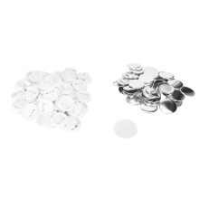 DIY Button Badge Kit Round Shape Durable Water Resistant Canvas High Quality Material Tinplate And Plastic For Custom Badges, Reusable Badge Making