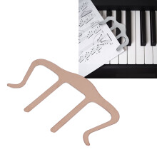 Musikbuchklammern Bronze Stahl 6 Stück Leichte Seitenhalter für Bühnenproben