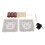 Latch Hook Home Decor Kit Cup Coaster DIY Set with Bear Pattern 6 inches 16