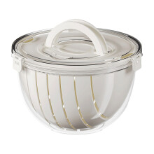 Moderne stijl watermeloenverdelermand, snel leeglopend-Wit 2