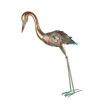Statue de grues de jardin, Sculpture en-Style coupé en bronze