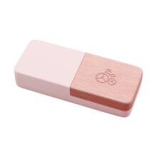 Étui à lunettes à motif de vélo Portable, étui à lunettes à-Rose