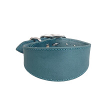 Whippet Dog Collar Soft Padded Comfort Adjustable Leather Greyhound Collar for Sighthounds