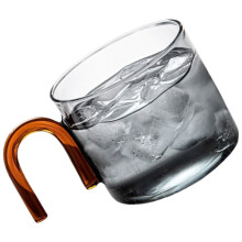 Tasse à café résistante à la chaleur avec poignée,-Gris clair