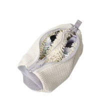 Doppel Waschmaschinen Schuhwaschbeutel - Schützen Sie Ihre Schuhe! Beige