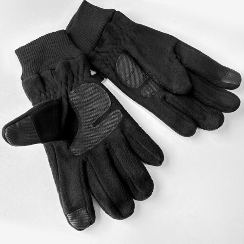 Warme Winterhandschuhe mit Touch - Skihandschuhe Black M 2