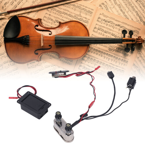 Violin Pickup Set with Anti Interference Metal Plastic | Improve Sound