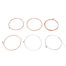 6-Piece Durable Acoustic Guitar Strings Set for Beginners and Musicians