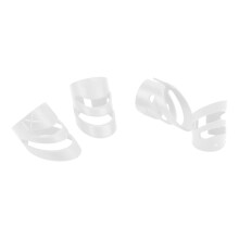 Fingerkuppen-Schutzset 4 Stück für Gitarre, Bass, Banjo Weiß Zubehörset