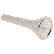 Premium Brass French Horn Mouthpiece Replacement - Silver Finish Durable