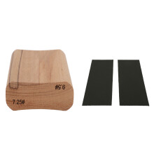 Holzradius-Schleifblock für Gitarrensaitenbrücke, Luthier-Werkzeug, 7,25 & 9,5 Zoll