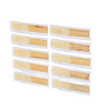 2.5 Strength Clarinet Reeds 10 Pack B Flat Vibrating Reeds for Clarinet Players