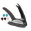 ABS Quick Release Electric Guitar Capo Set with 5 Picks, Black 11