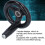 Round Handwheel 3 Spoke Bakelites M8, 12mm Inner Diameter, Durable 4