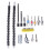 Universal Socket Adapter Flexible Drill Bit Extension Magnetic Extension Chuck Drill Bit Holder Right Angle Drill Attachment Rotatable Socket Adapter 3