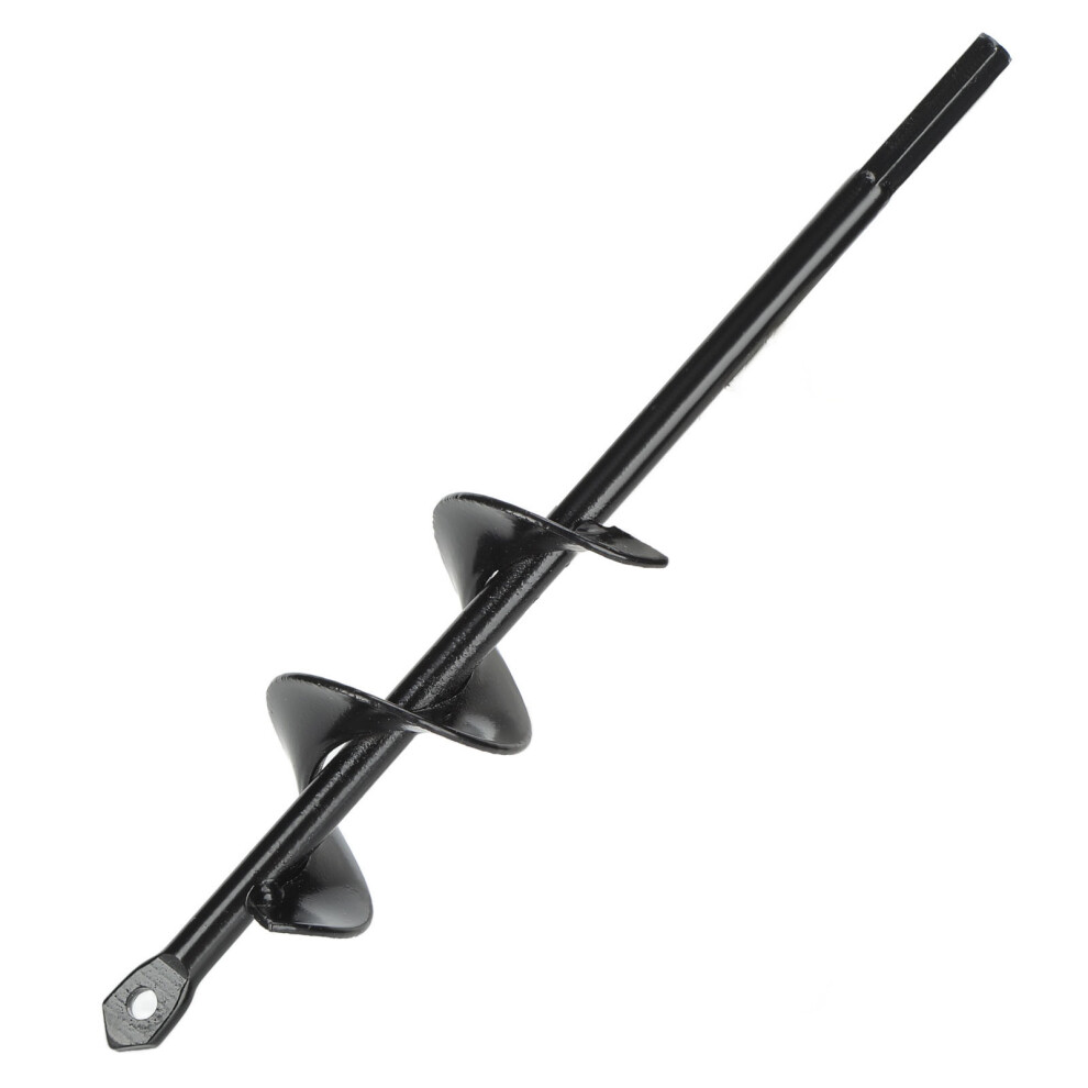 High Carbon Steel Hex Shank Auger Drill Bit 4X22cm For Planting 3741376679342