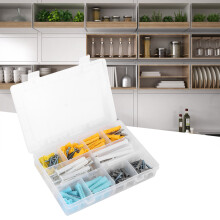 Durable Stainless Steel Drywall Anchors for Blinds & Shelves, Zinc Self-Drilling, Heat-Resistant, Antirust Technology