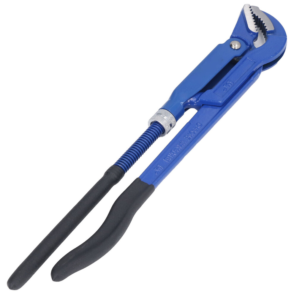 Universal Metric Pipe Wrench 45 Bent Nose Pliers, 1.5In Opening 8731375565376