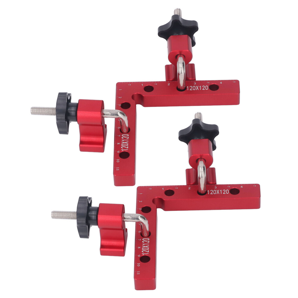 120Mm Aluminum Right Angle Ruler Woodworking Clamping Square Tool 4291375050387