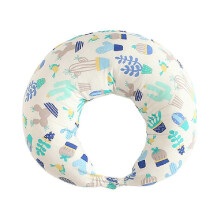 (As show, Flowers) Baby Suckling pillowcase with adjustable clasp, super soft breathable cotton Suckling pillowcase for newborn baby