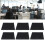 10PCS High Density Polyurethane Acoustic Panels 30x30x3cm for Studio 7