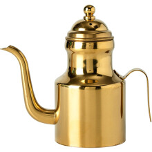 Long Spout Stainless Steels Condiment Bottle Leak proof-gold 18