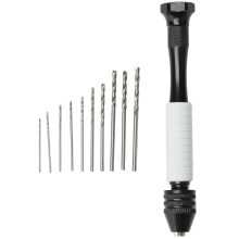 Durable Construction Craft Drill With Ergonomic Grip, Manual Hand Drill For Smooth Drilling In Resin Wood And Plastic