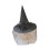 Gothic Laces Witch Hat Oversized Brim Gothic Wizard Hat-Black 1